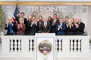 The New York Stock Exchange welcomes TRI Pointe Group Inc (NYSE: TRI) to commemorate 10 years in business. 