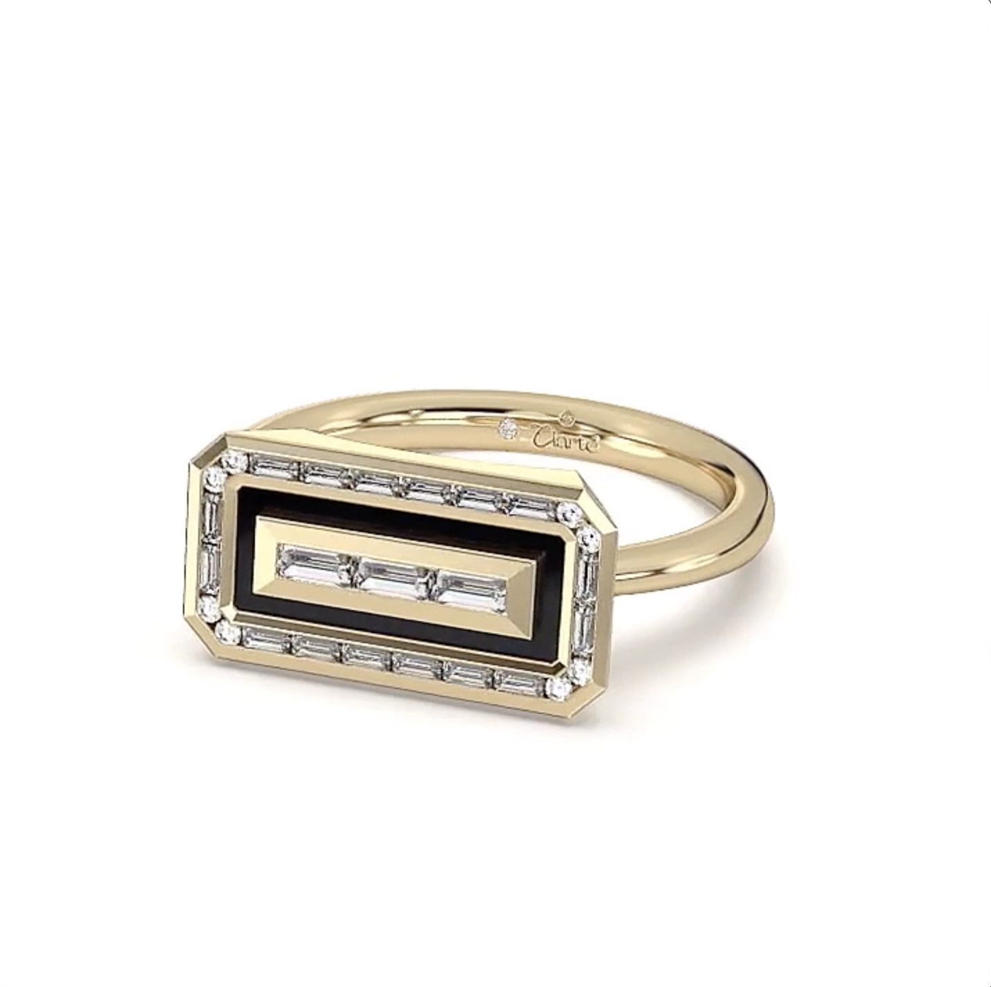 Black Tie Ring by Clarté New York