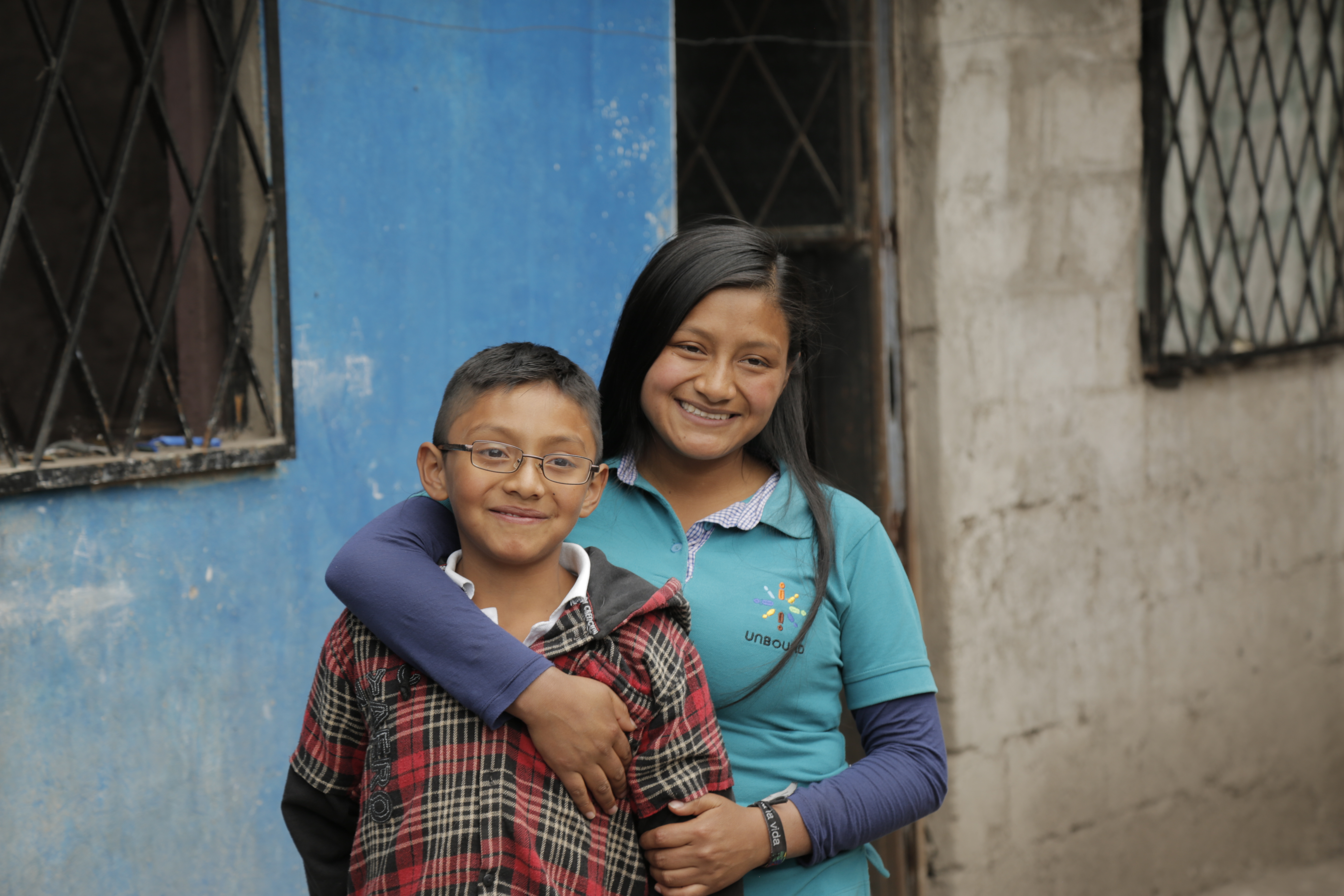 Jeaneth, pictured here with her brother, Alex, lives in Quito, Ecuador, and with help from Unbound, earned her degree in educational sciences with a minor in natural and environmental sciences, biology and chemistry from the Central University of Ecuador, while realizing her dream of becoming a teacher. Alex has a sponsor through Unbound, and support from the organization also has provided him with opportunities to overcome adversity.