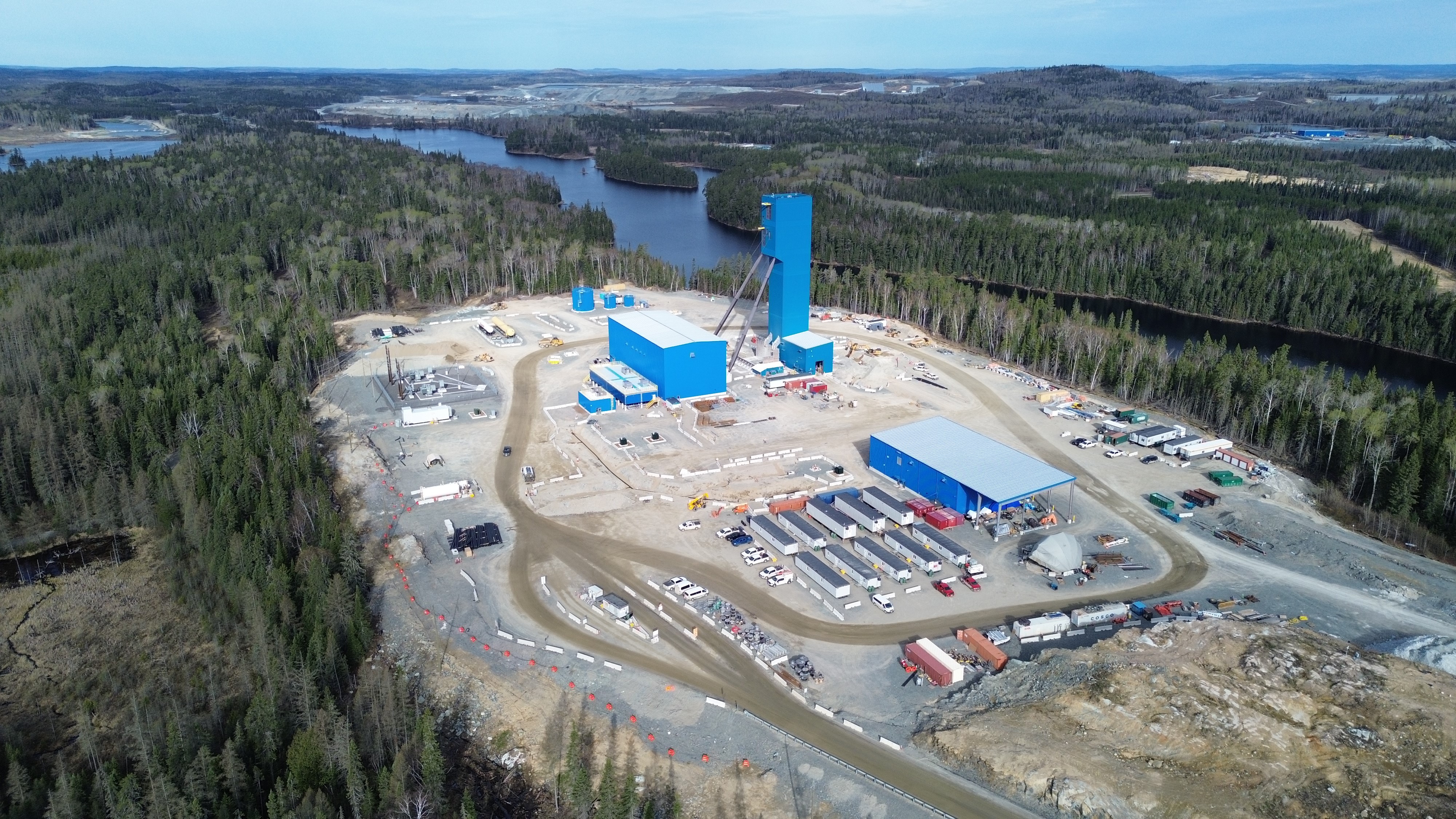 Island Gold Shaft Site - July 2024