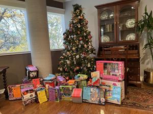 Team members at Associa’s Home Office collected 130 toys that were donated to kids in need who otherwise would have received no gift this Christmas.