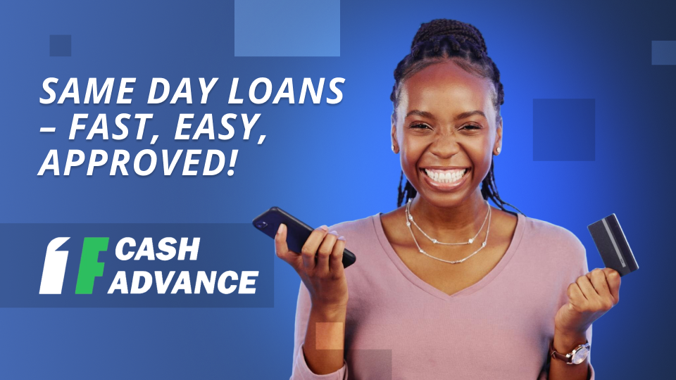 Same-Day Loans with Guaranteed Approval for Bad Credit Borrowers, Backed by 1F Cash Advance