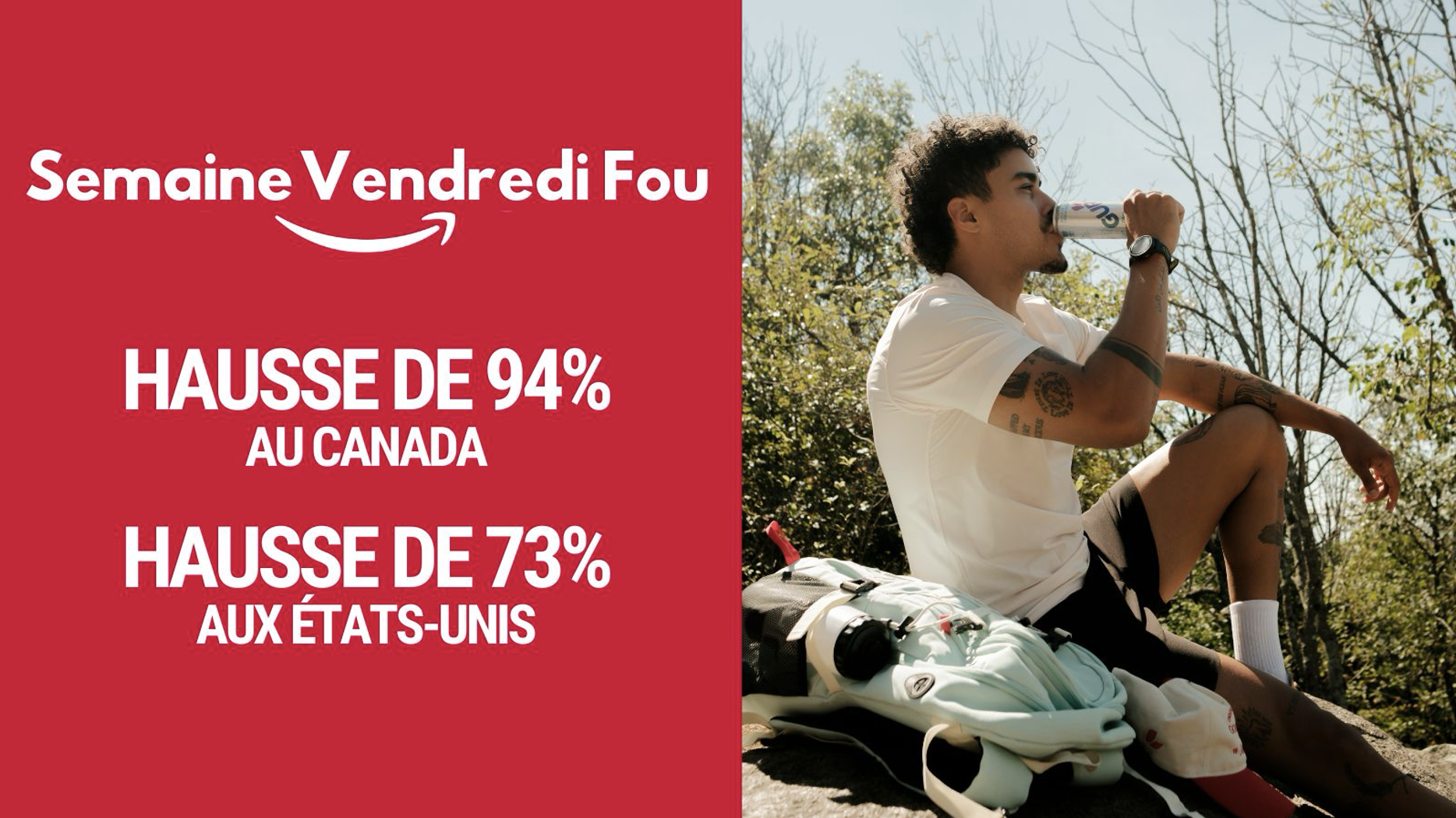 GURU Organic Energy poursuit sa série de performances record sur Amazon durant le Vendredi fou–Cyberlundi