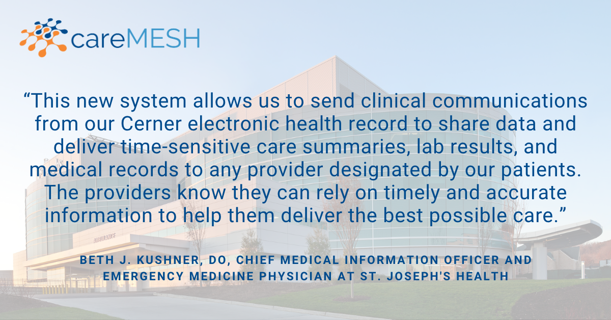 St. Joseph’s Health Enhances Provider Communications with careMESH’s Healthcare Directory and User-Friendly Messaging Services
