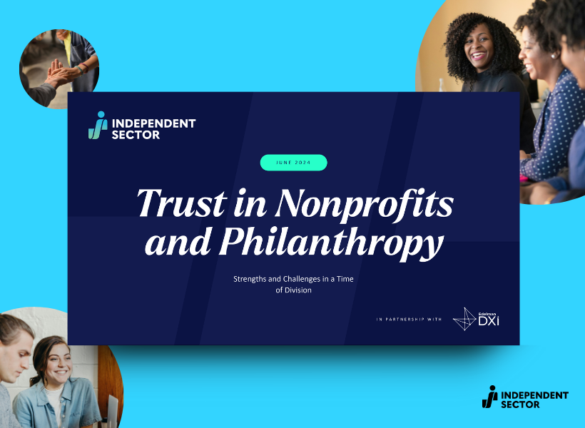 2024 Trust in Nonprofits and Philanthropy report