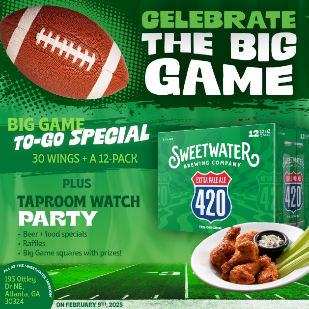 Celebrate the Big Game with SweetWater the right way!