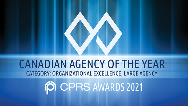 Argyle won CPRS Canadian Agency of the Year
