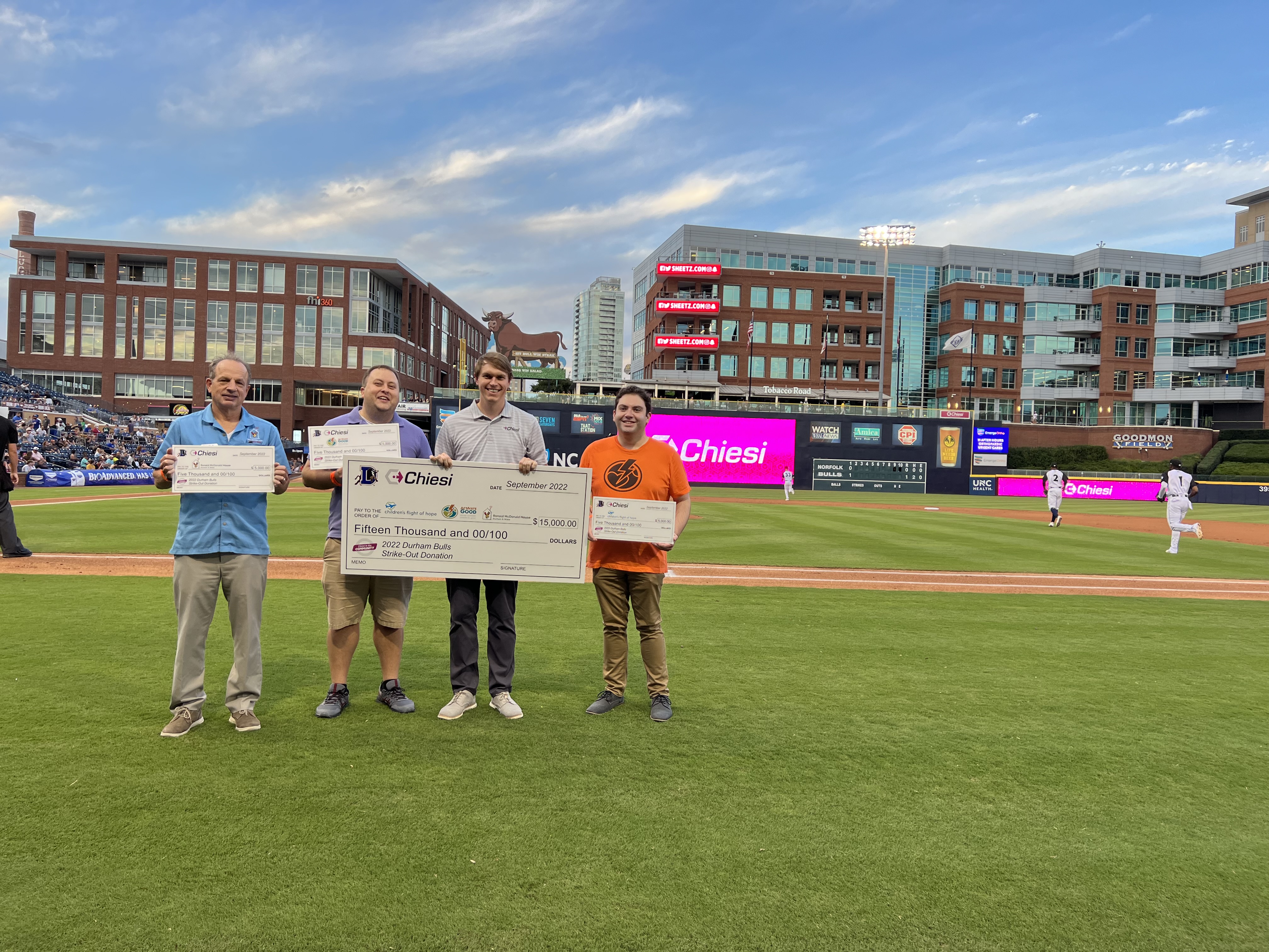 Chiesi Check Presentation Durham Bulls 2022