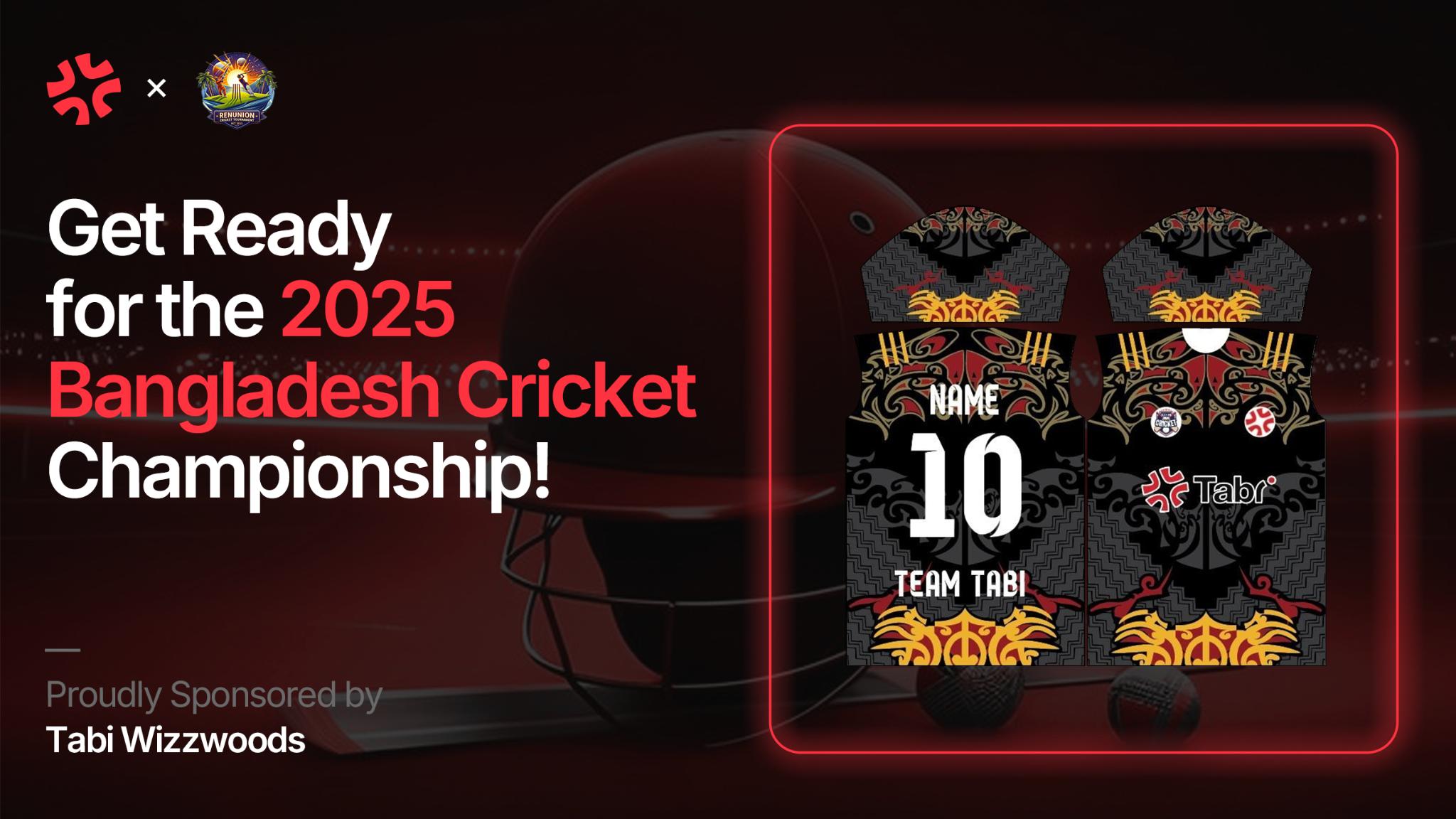 Tabi for Bangladesh Cricket Championship