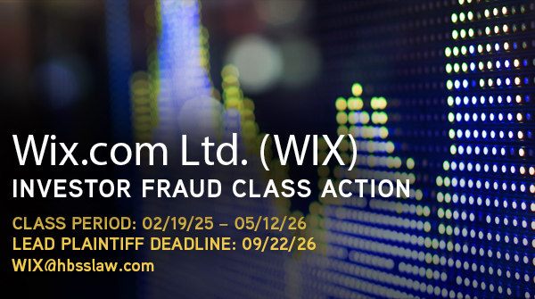 Wix.com (WIX) Faces Securities Class Action Amid Scrutiny Over Vibe Coding Transition, Competitive and Financial Positioning – Hagens Berman