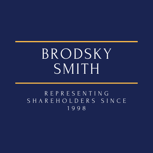 BRODSKY & SMITH SHAREHOLDER UPDATE: Notifying Investors of