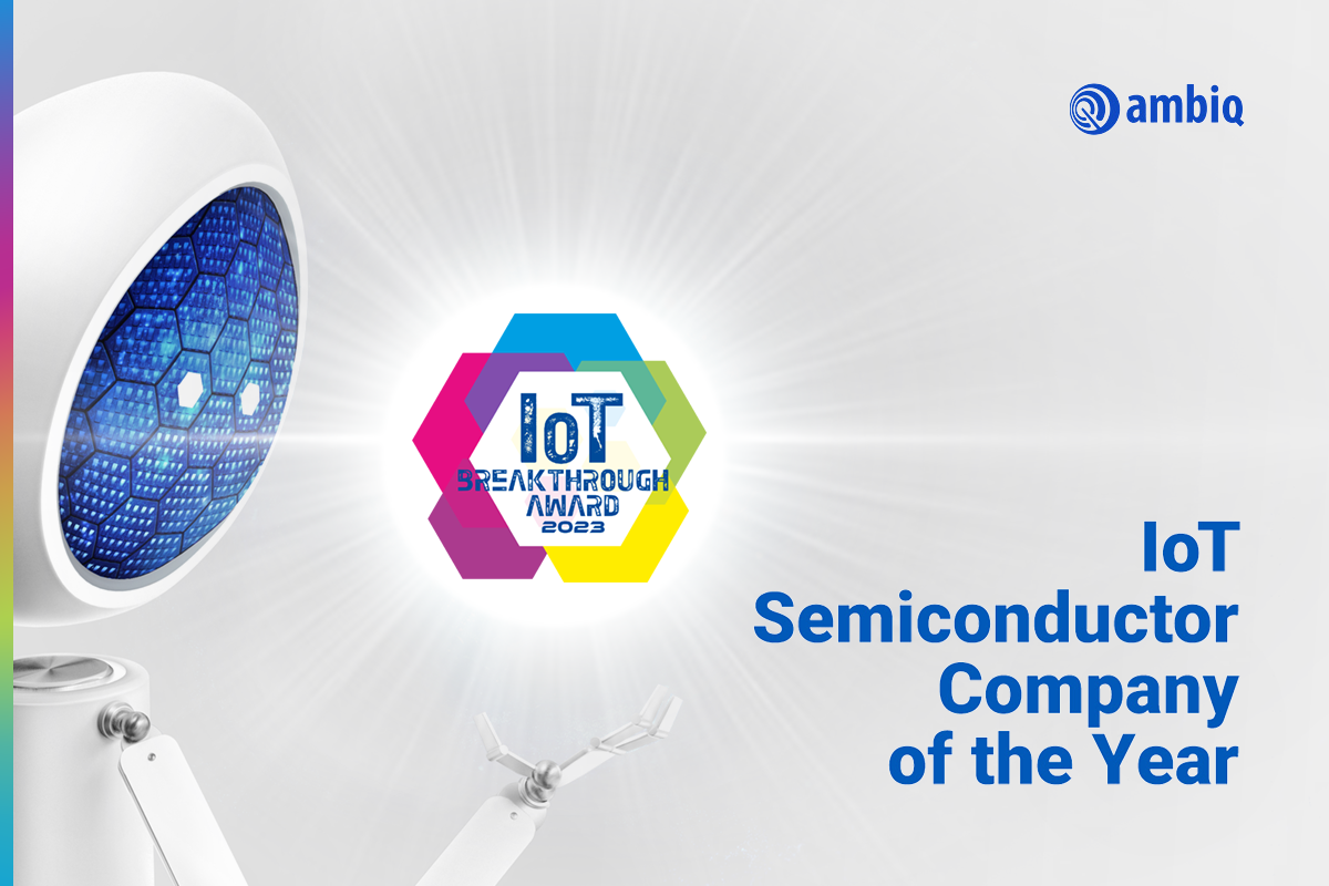 Ambiq Named IoT Semiconductor of the Year in IoT