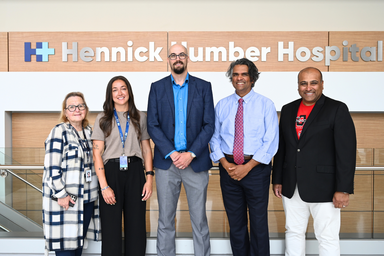 Team photo at Hennick Humber Hospital