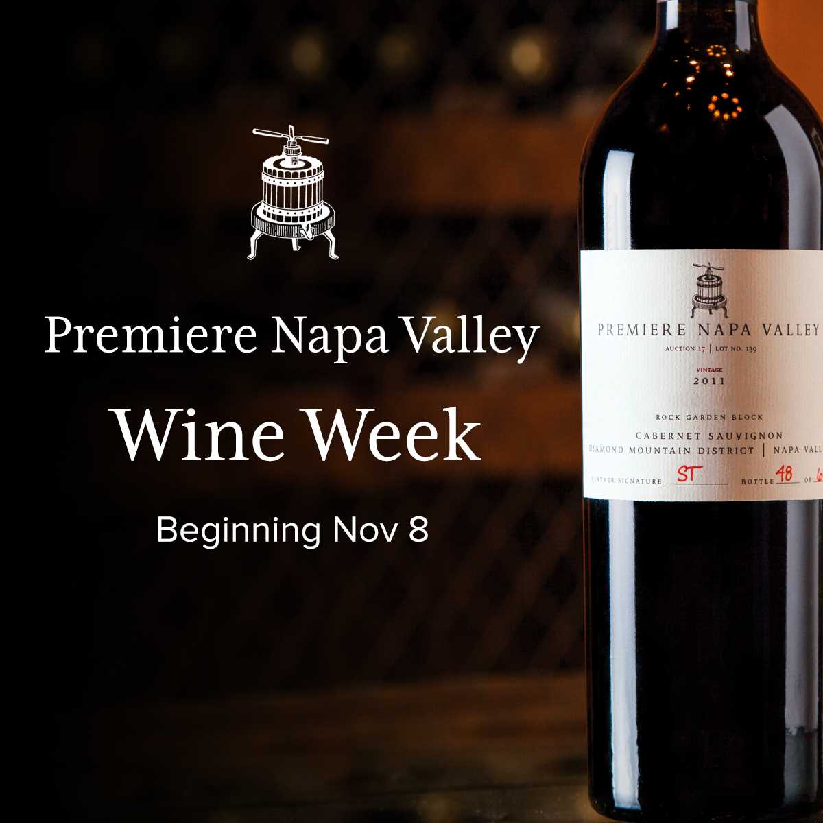 Premiere Napa Valley Wine Week Begins November 8, 2021