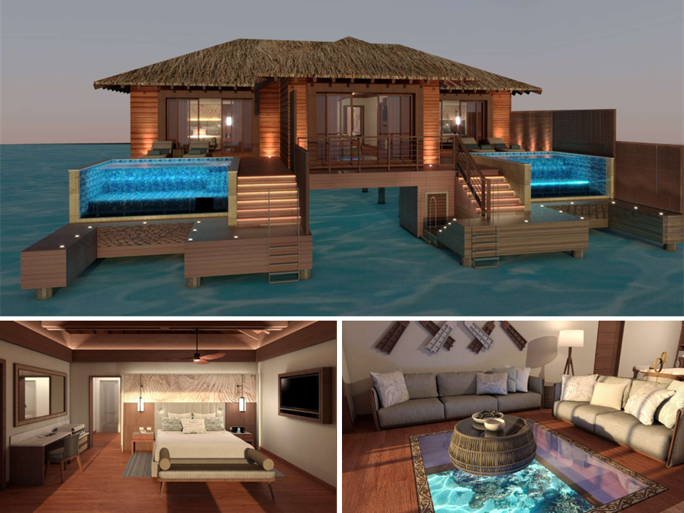 Royalton CHIC Antigua presenta exclusivos Chairman Overwater Bungalows