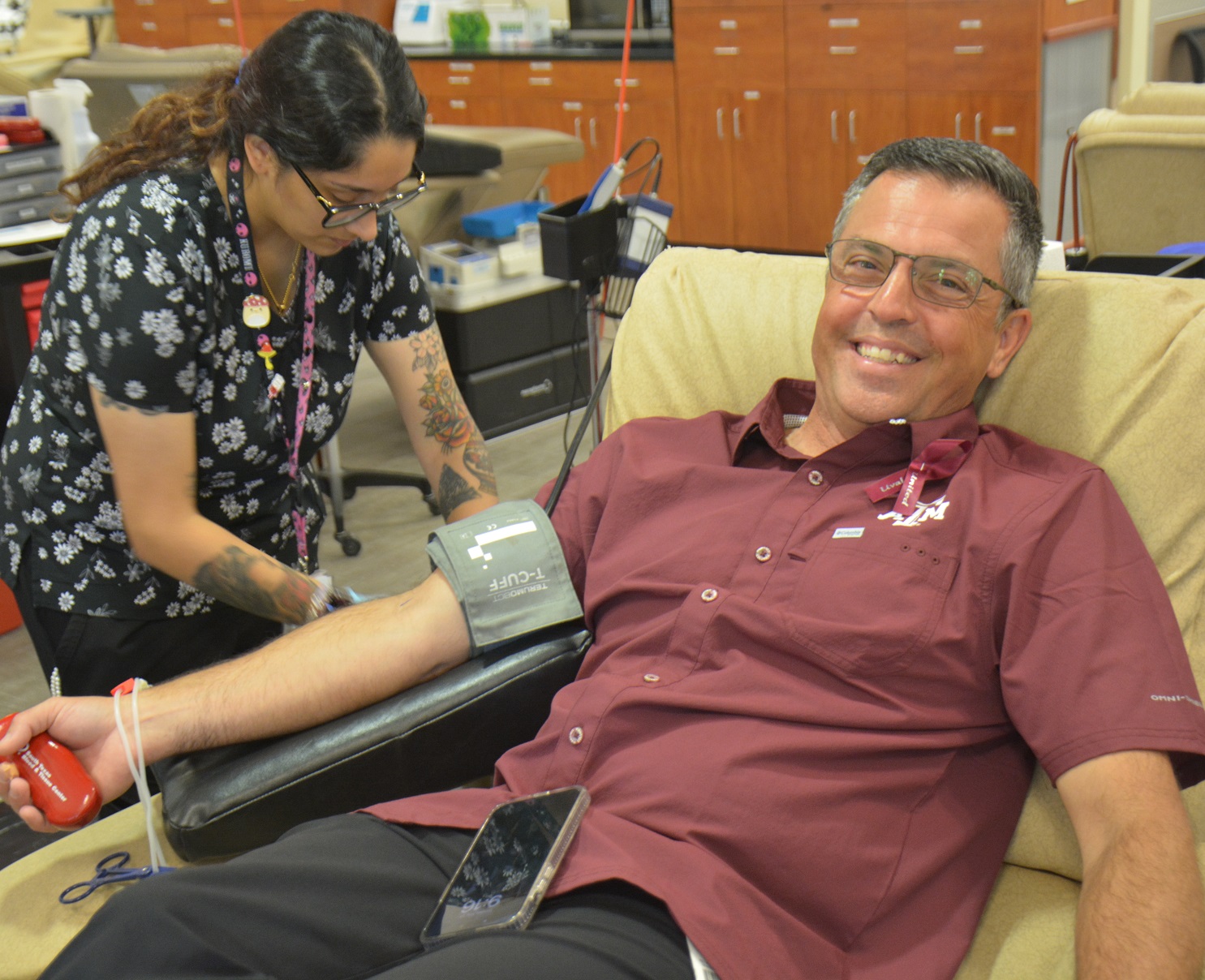 School leaders donate blood at South Texas Blood & Tissue in honor of Uvalde victims