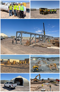 Photos of Construction at the 5E Boron Americas (Fort Cady) Complex
