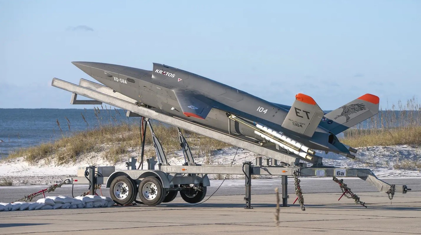 Kratos
Valkyrie Aircraft on Launcher at Launch Attitude