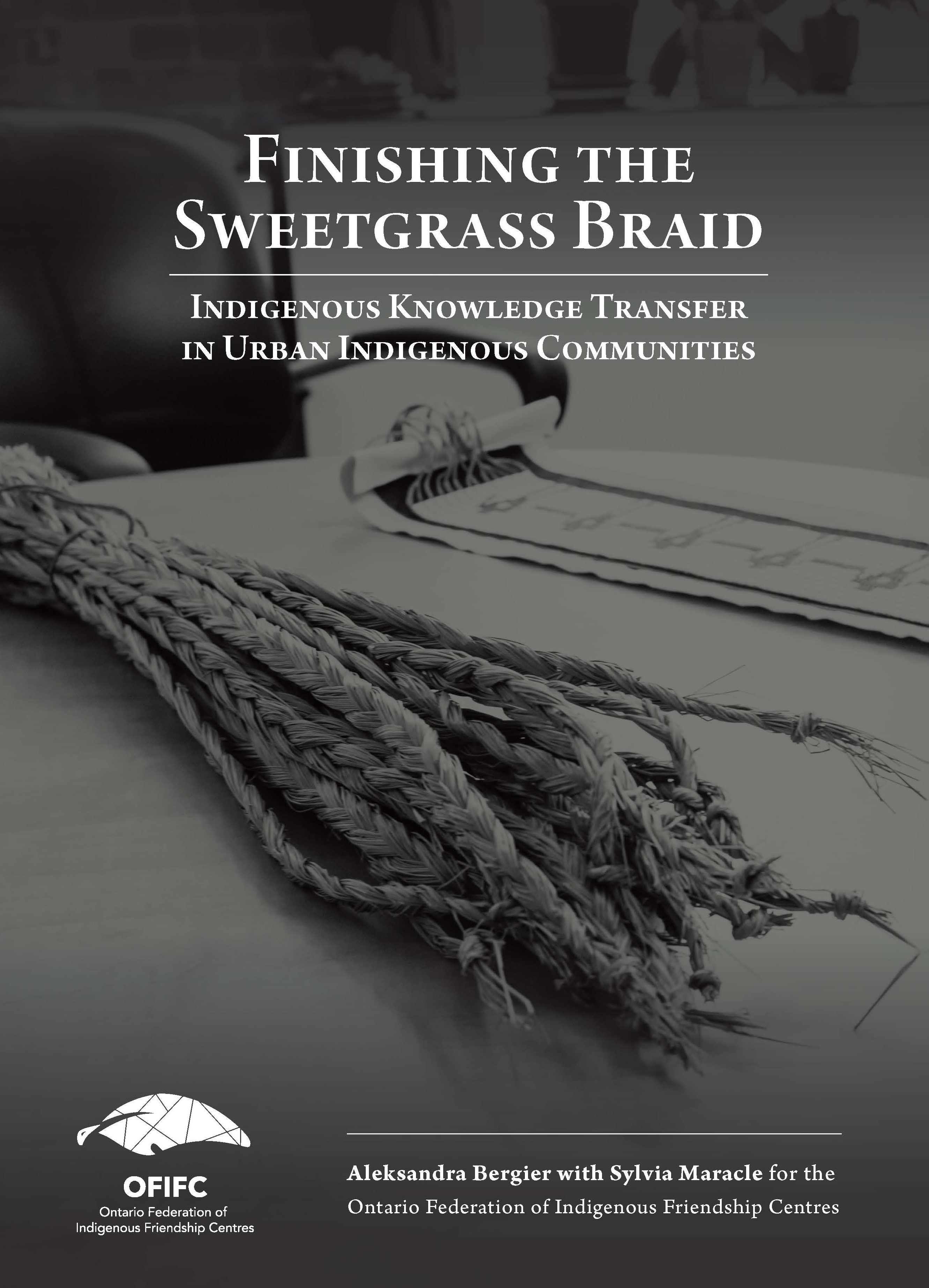 Finishing the Sweetgrass Braid