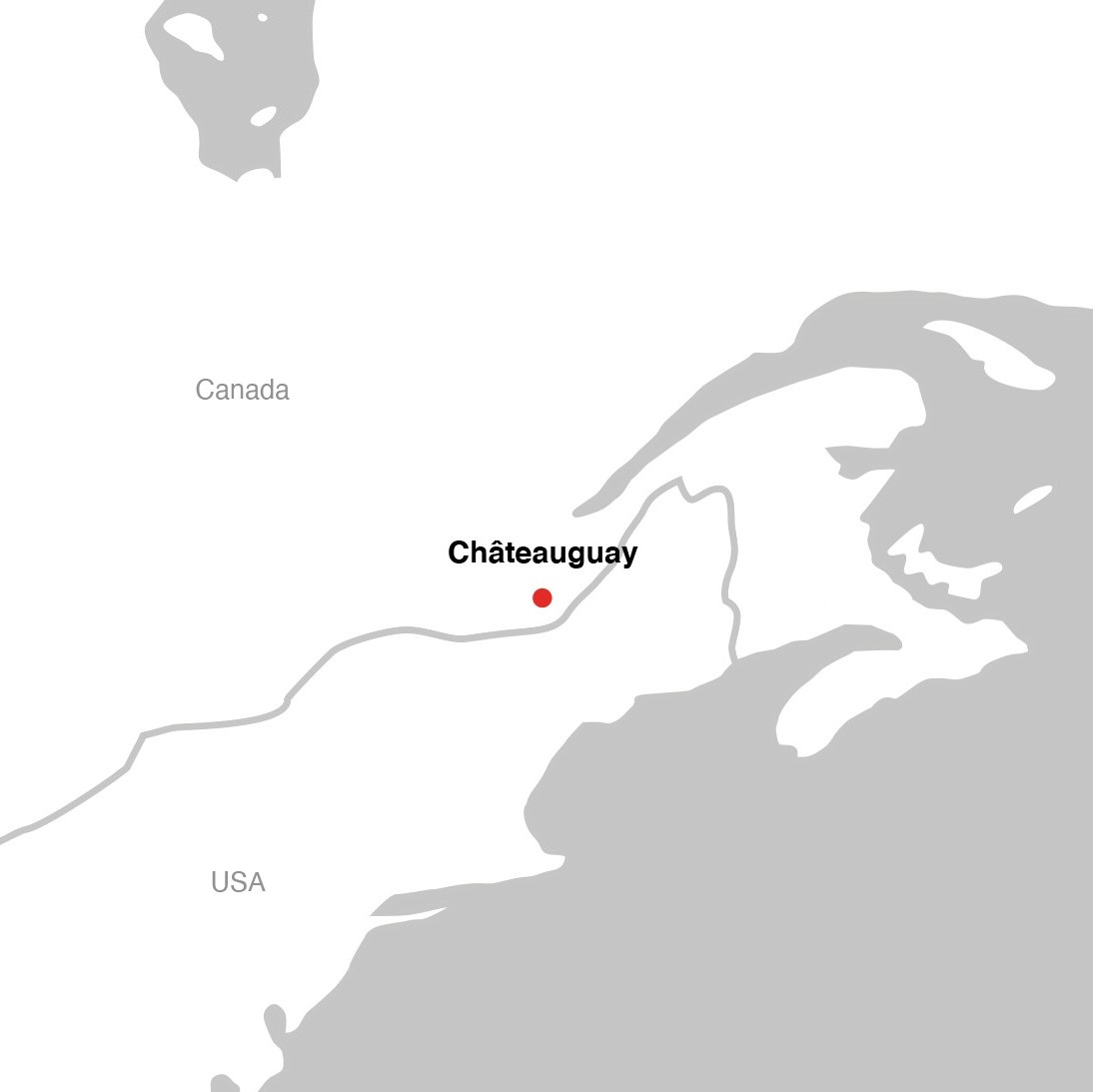 Map of Chateauguay