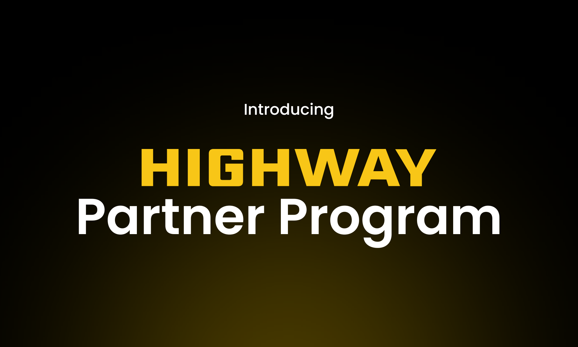 Highway  Partner Program PR (2)