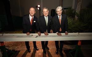 Beam signing celebrates new center at Frost School of Music