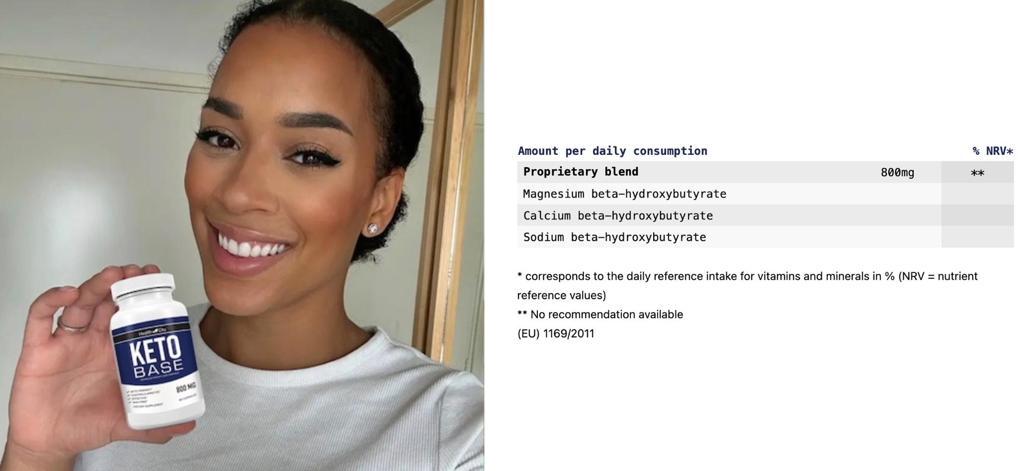 Keto Base Tablets Ingredients