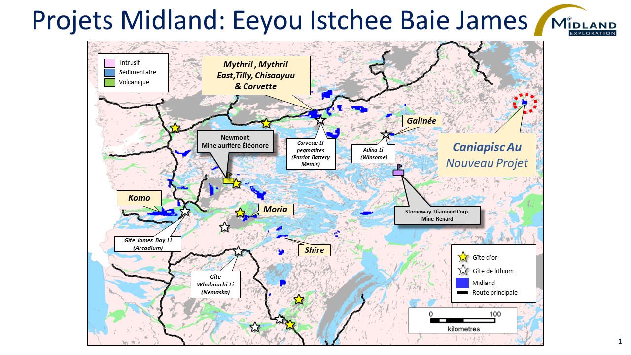 Figure 1 Projets MD-Eeyou Istchee Baie James