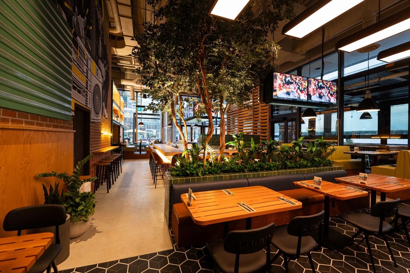 Interior of Central Restaurants Bentall