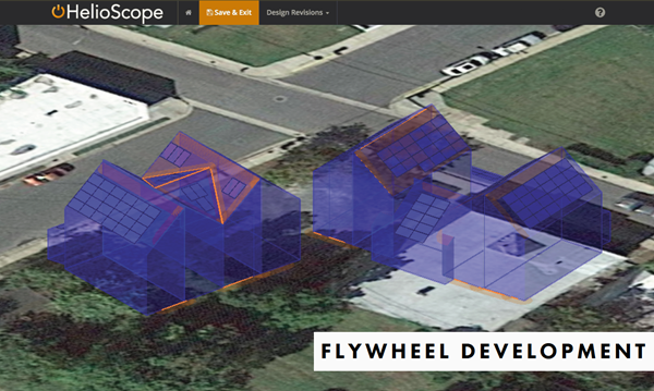 Flywheel Development Helioscope Render