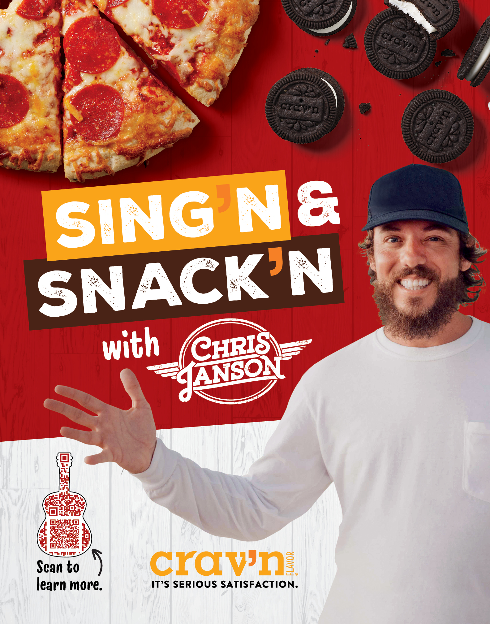 Crav’n Flavor partners with multi-platinum selling artist Chris Janson