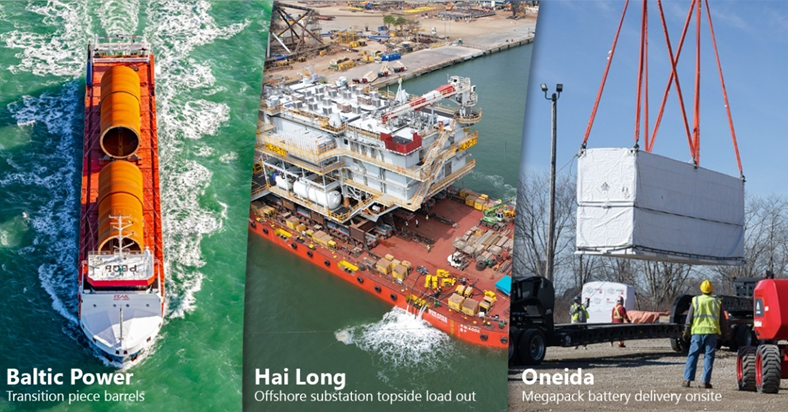 Baltic Power, Hai Long and Oneida projects continue to make construction progress
