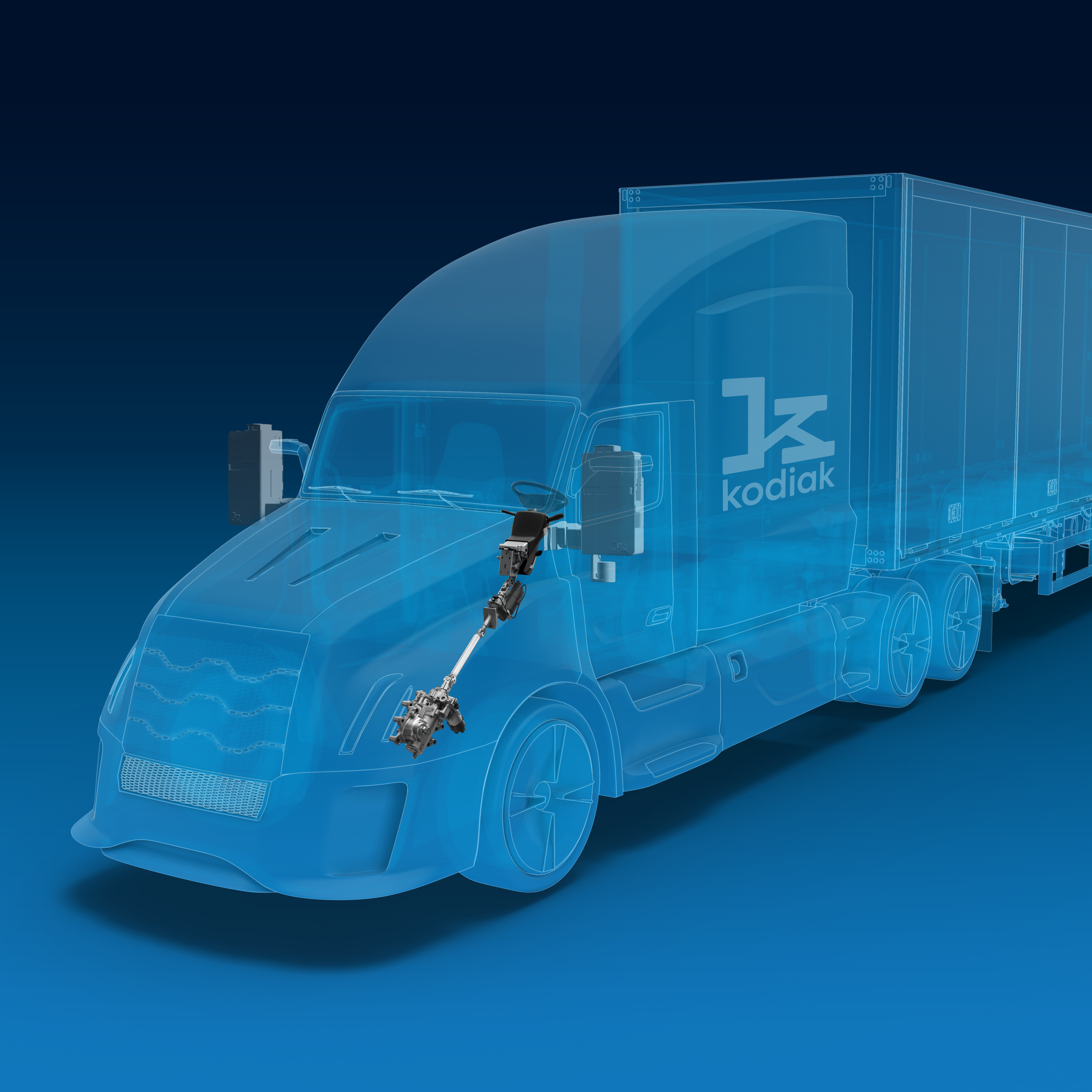 Kodiak AI and ZF Partner on Steering for 100 Kodiak-Powered Driverless Trucks