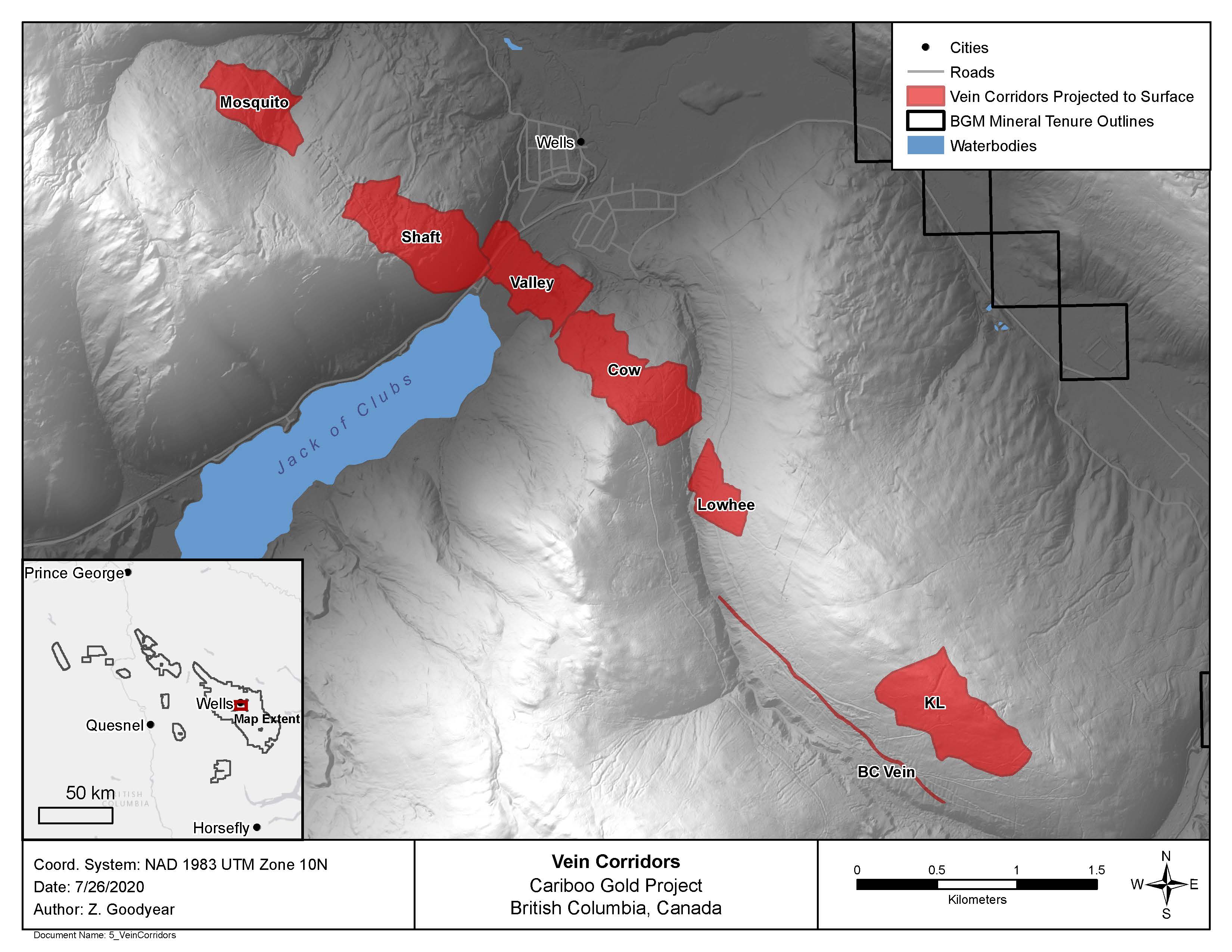 Cariboo Deposit Areas