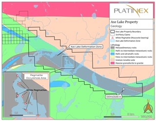 Figure 3 - Axe Lake Property geological Map (002)