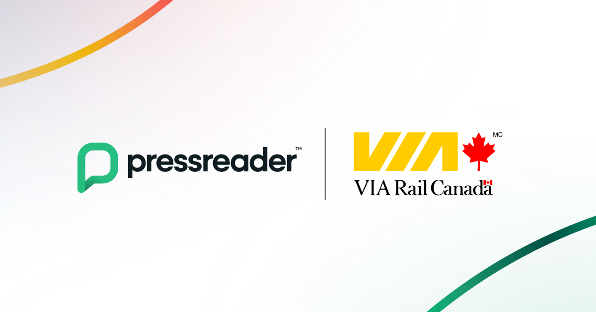 PressReader x VIA Rail partnership image