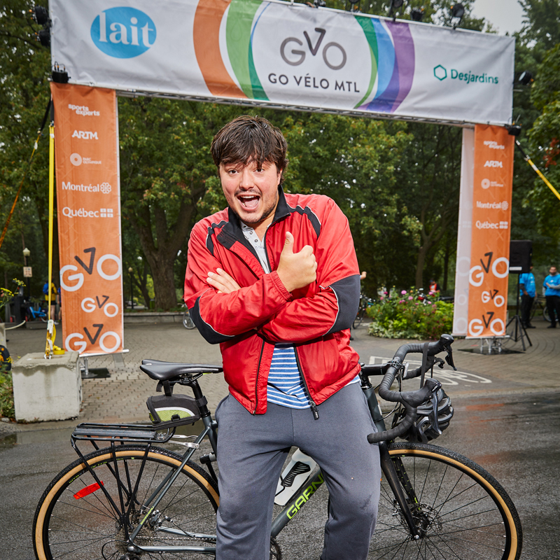 Émile Bilodeau, porte-parole du Festival Go vélo Montréal