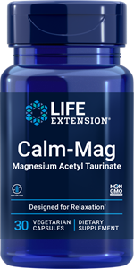 Life Extension Launches new Calm-Mag Magnesium Acetyl Taurinate to promote relaxation.
