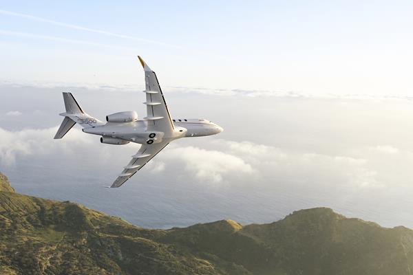 L'avion d'affaires Challenger 3500 de Bombardier