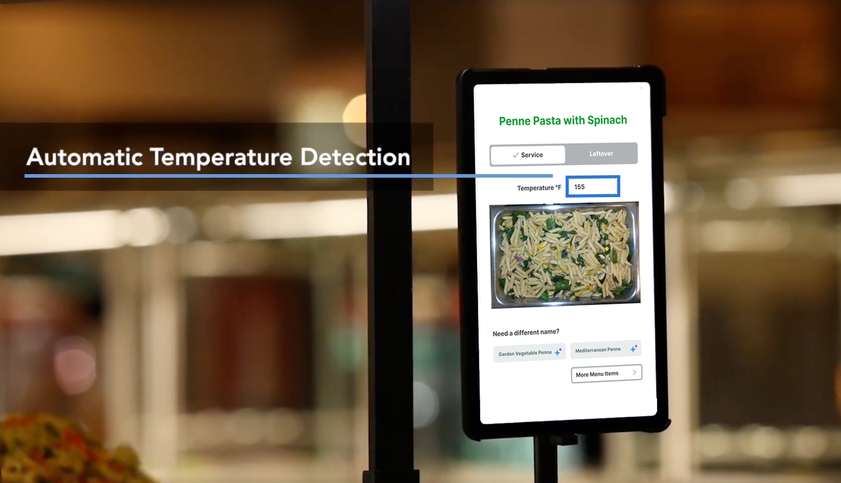 Metafoodx’s patented AI scanner captures surface temperature and a 3D profile of food items to cut temperature-related waste by 30% and increase safe food holding by 40 minutes.
