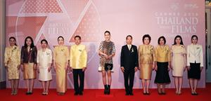 HRH Princess Ubolratana Rajakanya Sirivadhana Barnavadi and Thai Officials