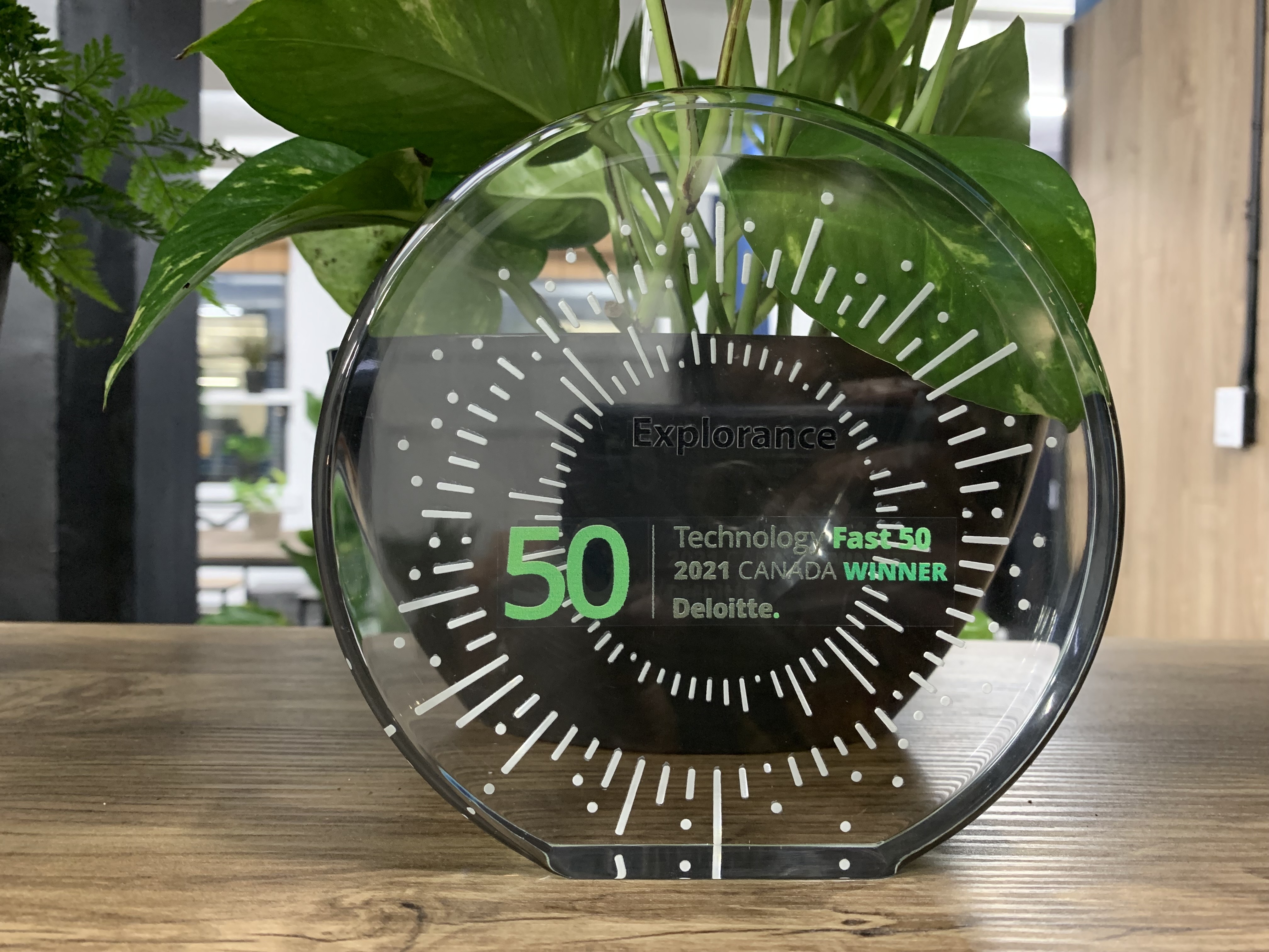 Explorance Technology Fast 500 Award