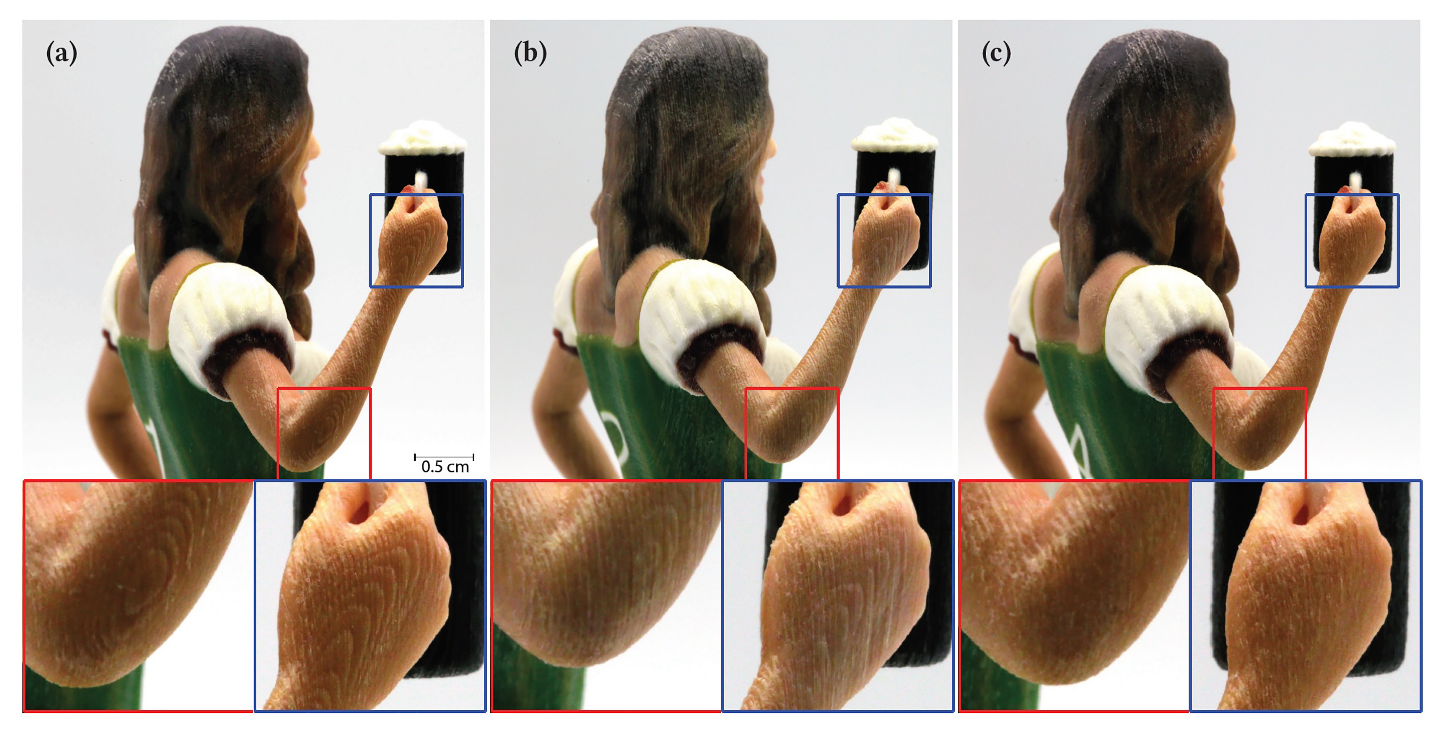 Fraunhofer IGD - elimination of stair-step artifacts in multi-material 3D printing