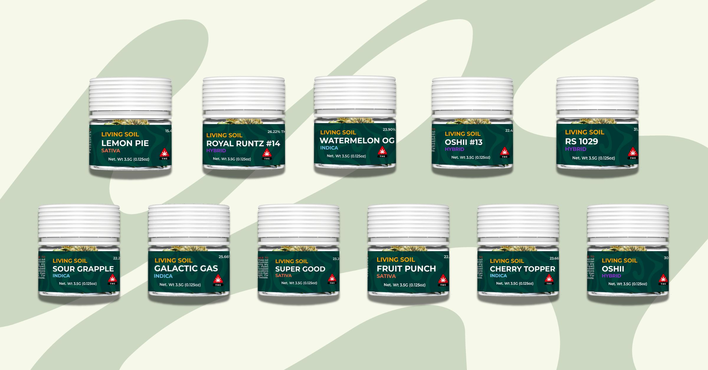 11 New Living Soil THCA Strains Now Available at The Hemp Doctor