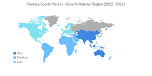 Fantasy Sports Market Fantasy Sports Market Growth Rate By Region 2022 2027