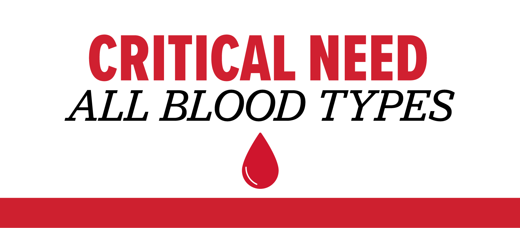 This community is inching dangerously close to a blood shortage.