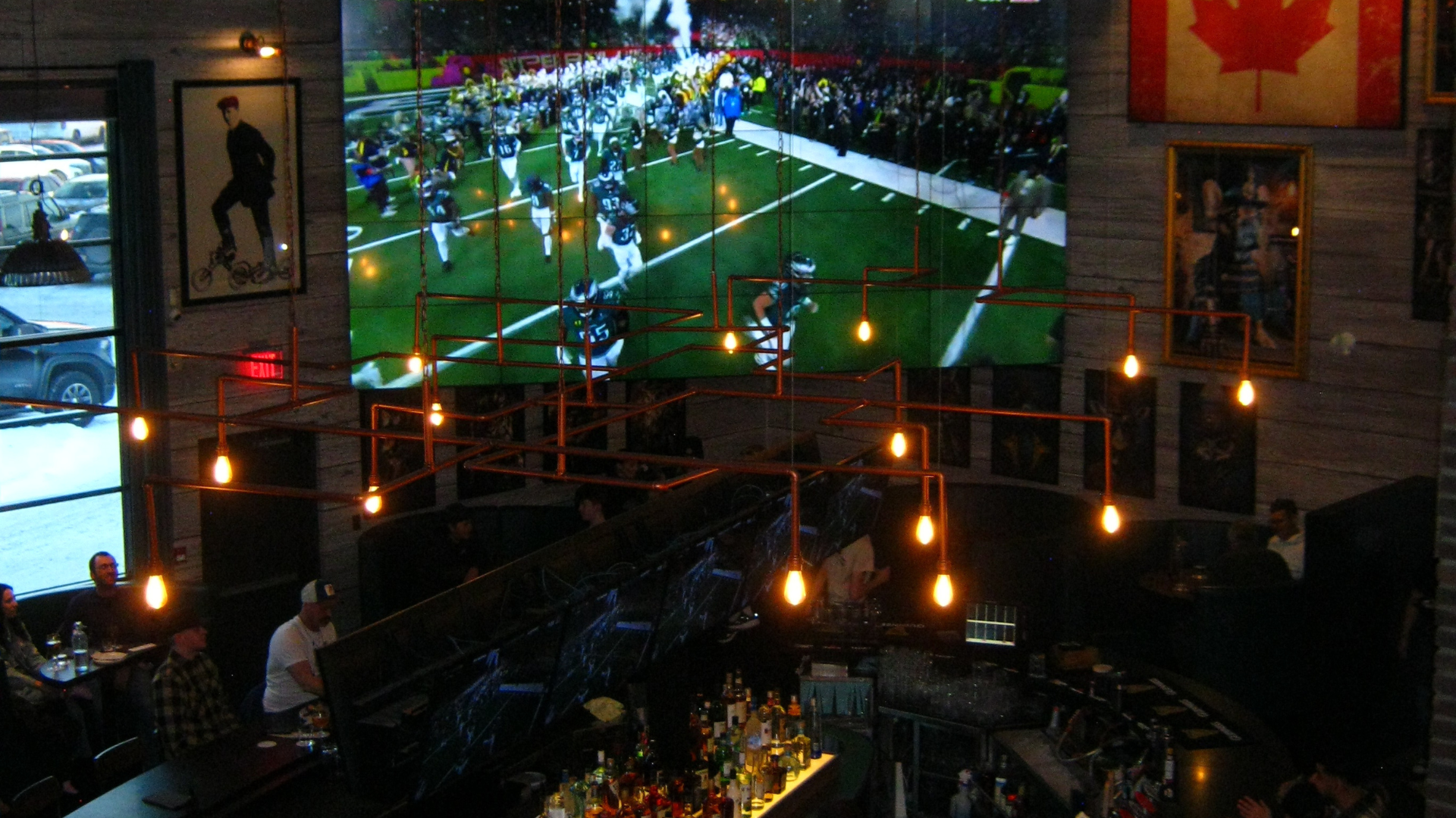 Tavern at Deerfoot Meadows’ Big TV Screen
