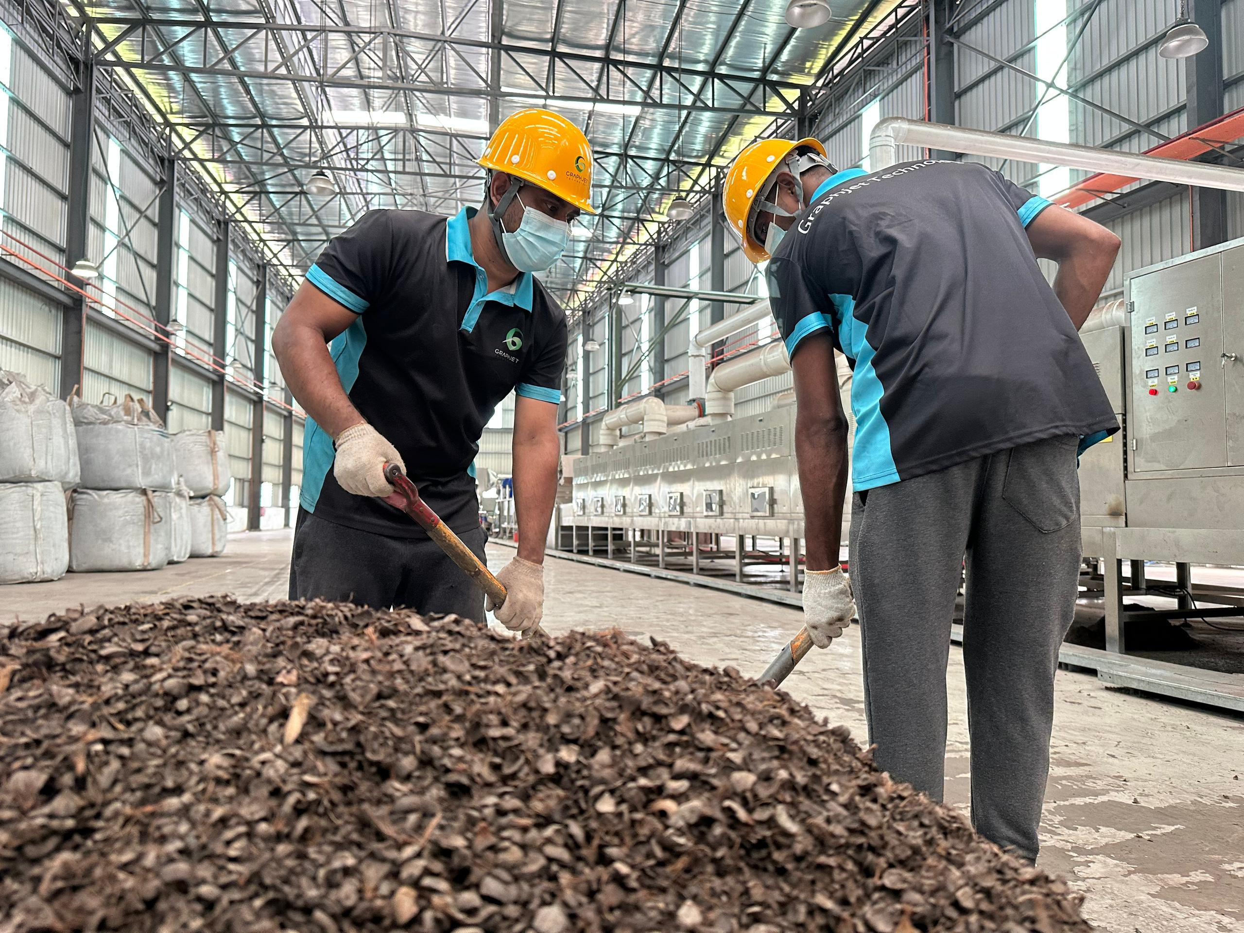 Graphjet Technology's first commercial-scale green graphite facility, which is located in the Subang District in Malaysia.