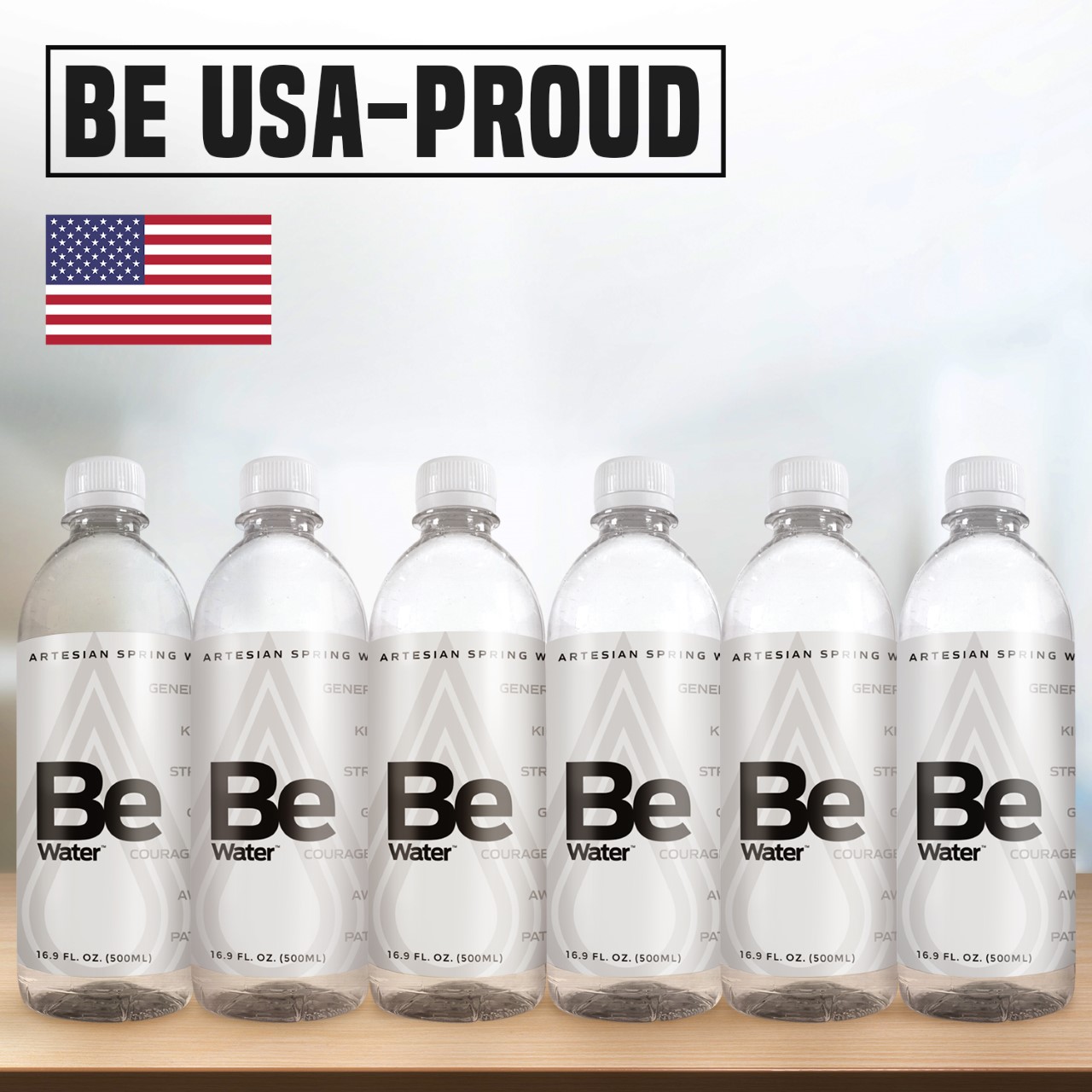 Be Water - BE USA-PROUD