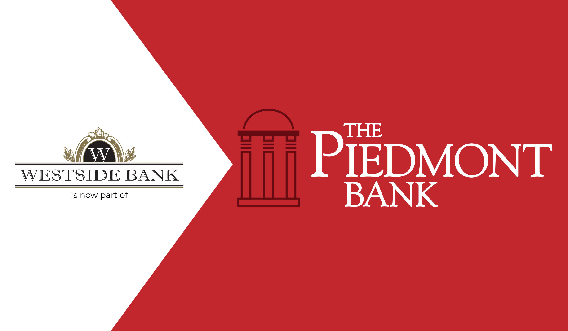 The Piedmont Bank Acquiring WestSide Bank